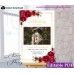 Red Roses Funeral Welcome Sign, Funeral Welcome Poster, (16)